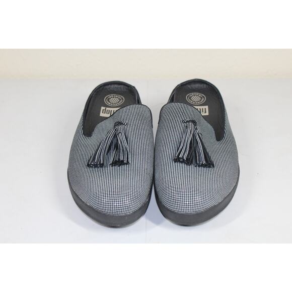 FitFlop Womens Shoes Houndstooth Print Superskate Slip-on Loafer Size US 8 - Picture 2 of 5